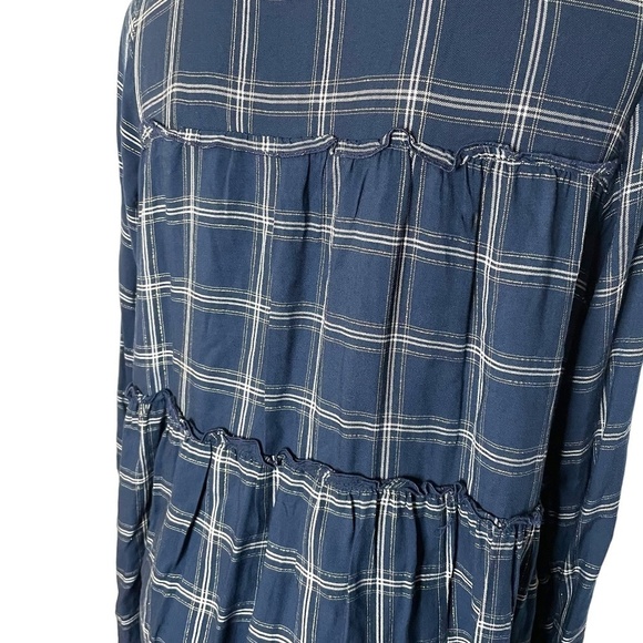 CHECKED Mini Shirt Dress 💙 - Picture 9 of 14